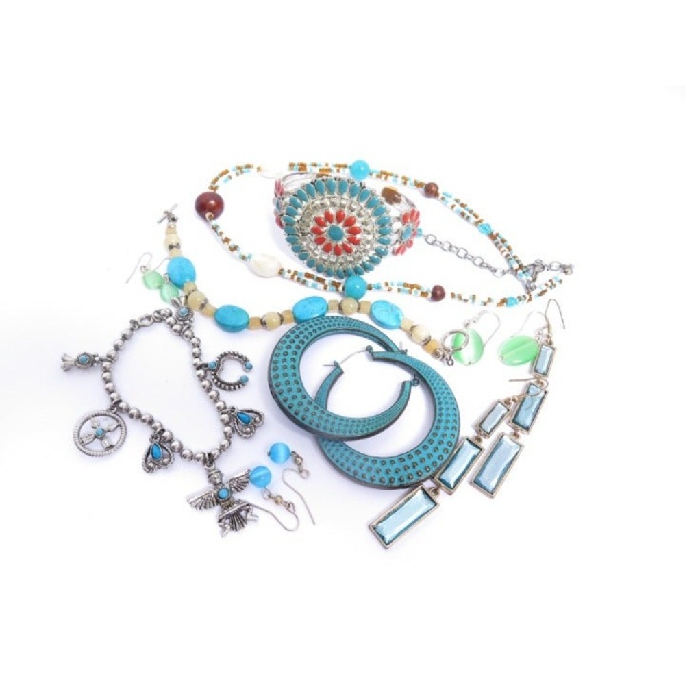 Turquoise Colored Jewelry‎ Bundle Lot